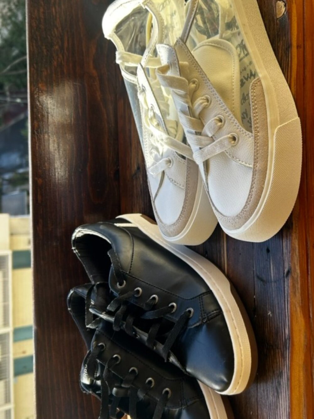 TWO PAIRS OF SHOES DKNY & SPERRY